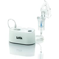 Laica NE3003 Nebulizador de pistón portátil- válido para adultos y niños- muy pequeño y silencioso- color blanco